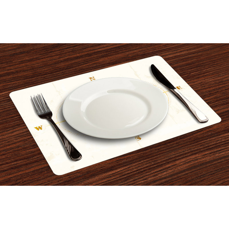 Polyester Abstract Rectangle Placemat
