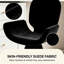 Upholstered Velvet Makeup Dressing Chair, Ergonomic Swivel Accent Chair, Contemporary Rotatable Side Chair for Home Vanity Space