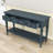 Tolgahan Retro Wooden Console Table with Storage Drawers and Shelf for Living Room-172364666