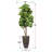 72'' Faux Fiddle Leaf Fig Tree in Metal Planter-86934552