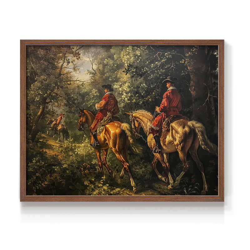 Faune - Lxxxi - Reproduction encadrée - Restickable, H 16 po x l 20 po, Noyer