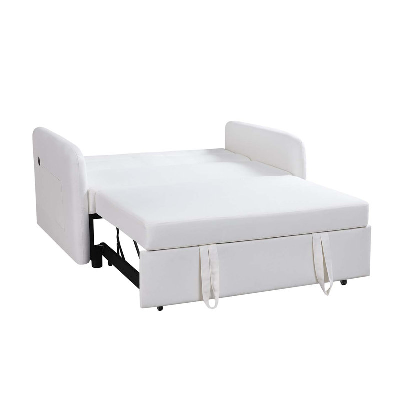 Twins Sofa Bed Fabric, Cream White