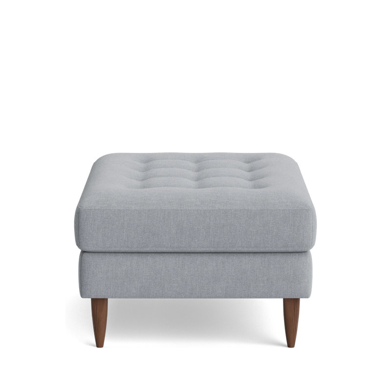 MCM Ottoman, Performance Weave - Zinc