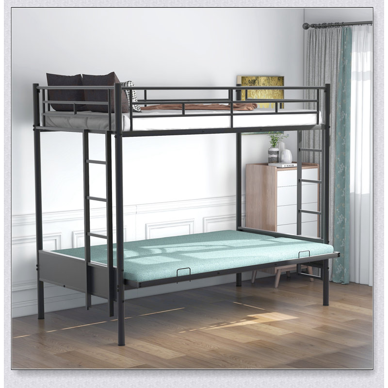 Twin Over Full Metal Bunk Bed, Multi-Function