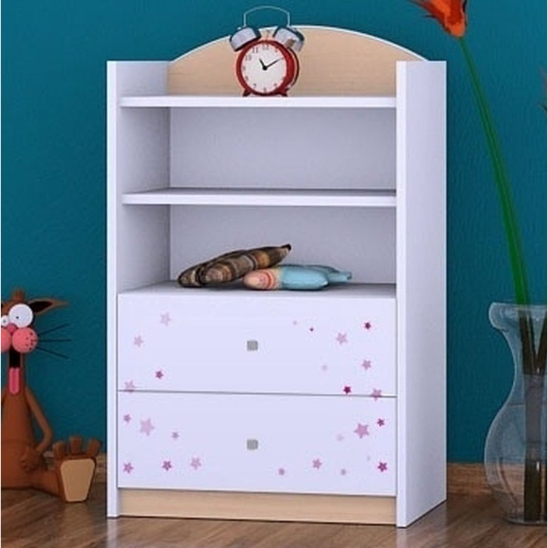 Madelyn 96cm H X 60cm W Kids Cube, Bright Pear