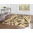 Baylen Abstract Black/Beige Area Rug-22960057