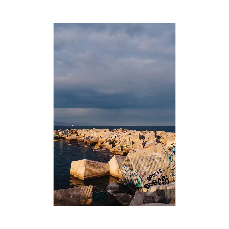 Barcelona Coast IV by Bethany Young - Print on Canvas, 45.72cm H x 30.48cm W x 1.91cm D, Wrapped Canvas