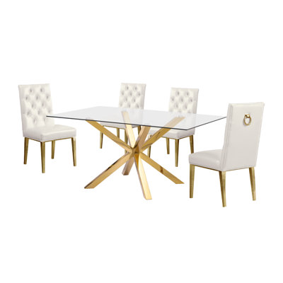 Avalon 6 - Person Dining Set by Willa Arlo Interiors