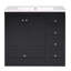 Meuble-lavabo autoportant de style shaker avec lavabo