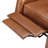 Traditional Oversize Genuine Leather Pushback Recliner-1176625770
