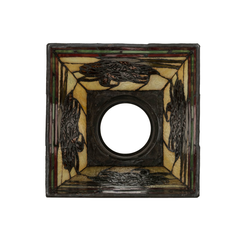 5" Square Pinecone Mission Shade