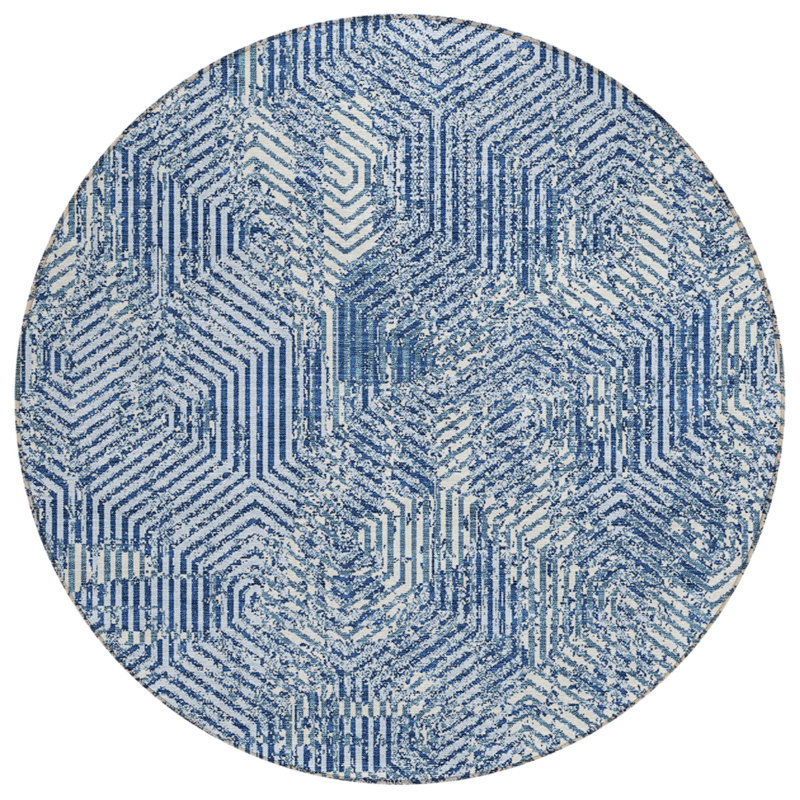 Tapis intérieur / extérieur Maliana, Rond 8 pi