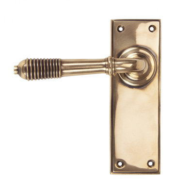 Reeded Lever Latch Set