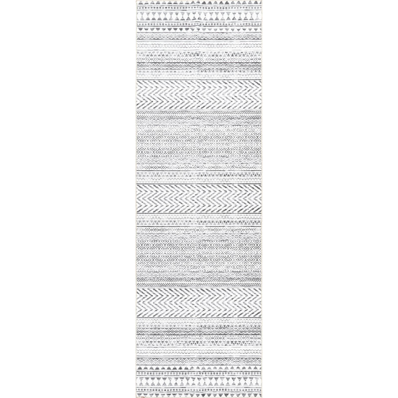 Yvelines Striped Machine Washable Runner Rug for Living Room Bedroom Dining Room Entryway Hallway Kitchen, Runner 2' 6" x 8'