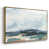 Toile avec cadre flottant or