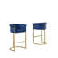 Tabouret de bar Maebelle en velours 29 po (Chaise simple)-1366281456-1366281457