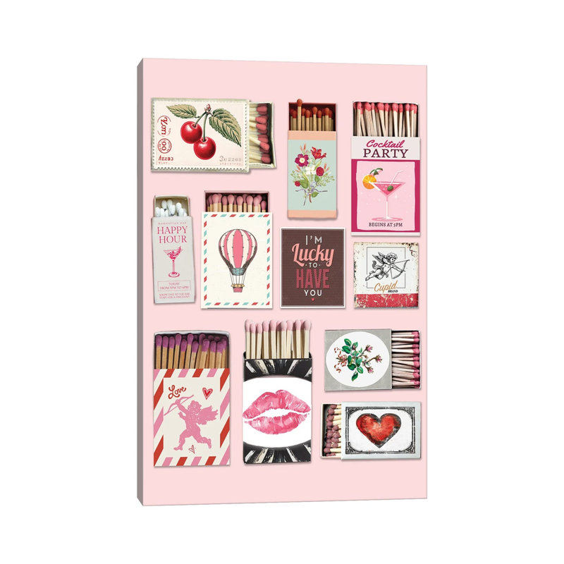 Matchbook Love, 66.04 cm H x 45.72 cm W x 3.175 cm D, Does Not Apply