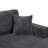 Gray 3 - Piece Corduroy Double Chaise Sectional For 4, Featuring Foam Filled Cushions, Square Arms, Minimalist Design, Removable Engineered Wood Frame, 59.01 In Deep, 121.94 Wide, 32.49 Tall 4-2103774673