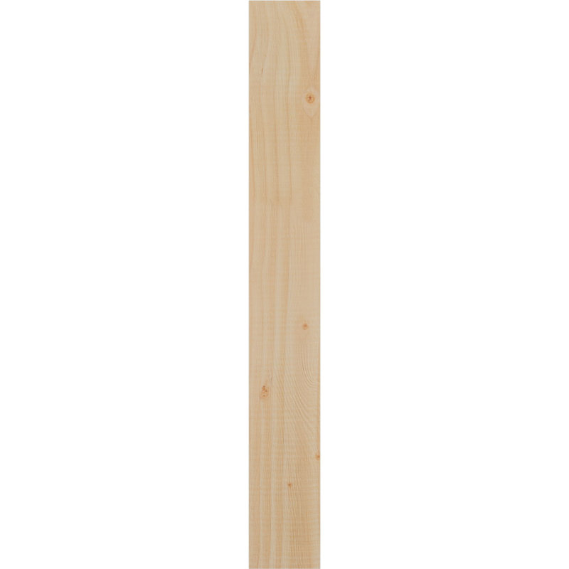 Corbeau Pescadero, H 28 po x l 3,5 po x P 12 po, Sapin de Douglas, Lisse