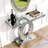 Mirrored Crushed Diamond Console Table, Elegant And Large For Hallway And Living Room, Reflective And Durable