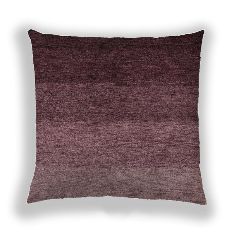 Coussin décoratif abstrait 4118, Mauve foncé