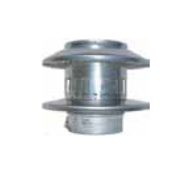 Rain Cap with Single Wall Venting, 4"