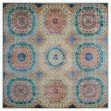 Hand Knotted Geometric Area Rug