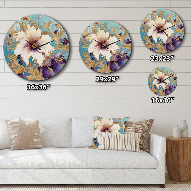 Metal Wall Clock, Large