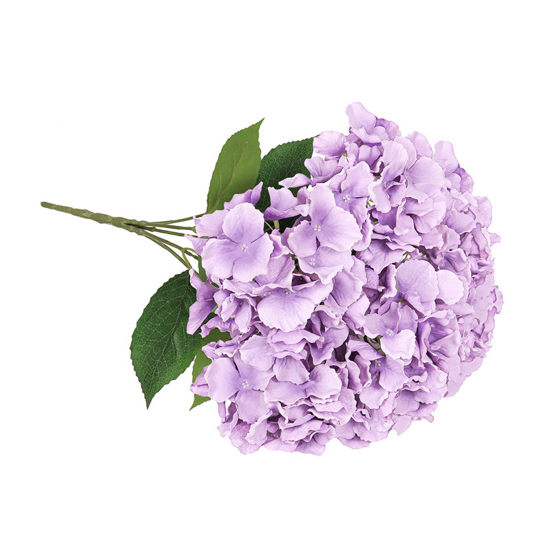 Bouquet de tiges de fleurs d'hortensia artificielles, Lavande