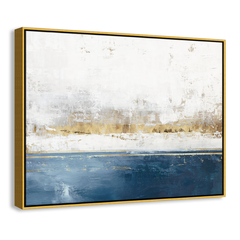 Golden Horizon II - Landscape Version Print by Casa Fine Arts, Gold, 31.5" H x 41.5" W
