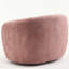 Fauteuil demi-tonneau pivotant rembourré Munehito-986386219