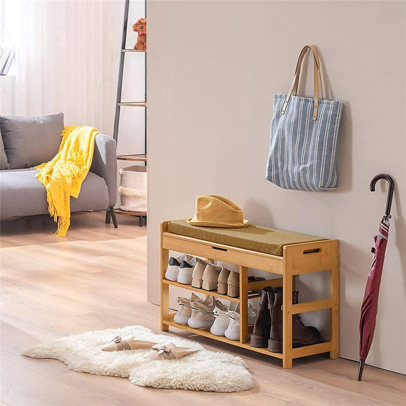 Banc de rangement pour hall d'entrée Ashton-Thomas