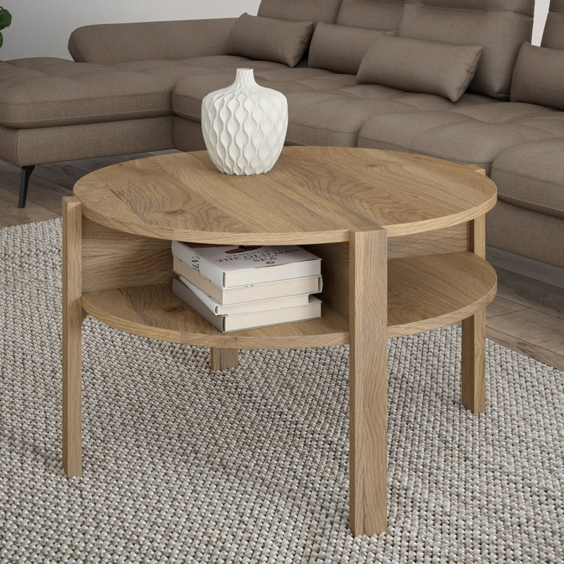Coffee Table with Storage, Mauvella Oak