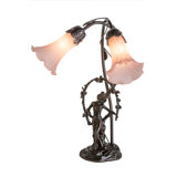 Trellis Girl Lily Table Lamp