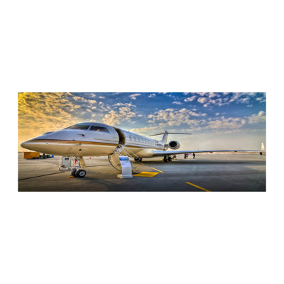 Plane - No Frame Print on Canvas