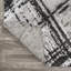 Tapis noir / gris à motif abstrait moderne Black mun-887061386