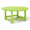 Table basse ronde en polyester Adirondack de 38 po Laguna