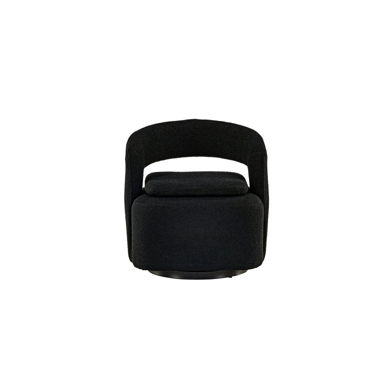 Daytwon Upholstered Armchair, Black
