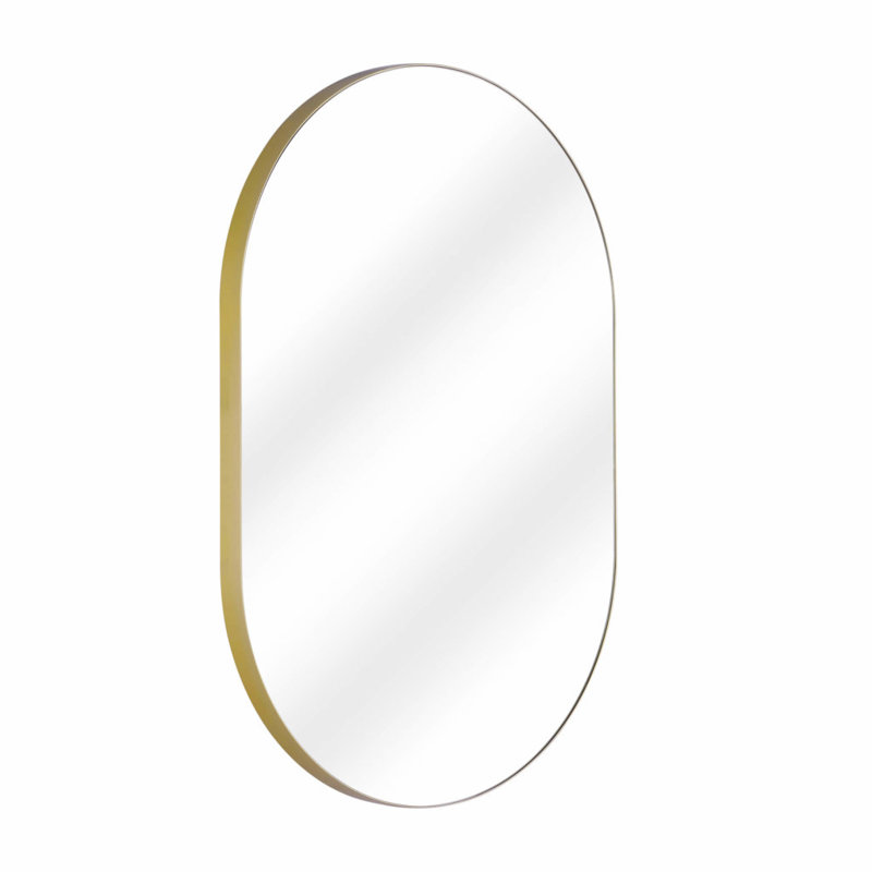 Miroir mural FINE FIXTURES, Satin Brass