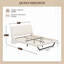 Structure de lit en cuir Pu-347487778-347487777