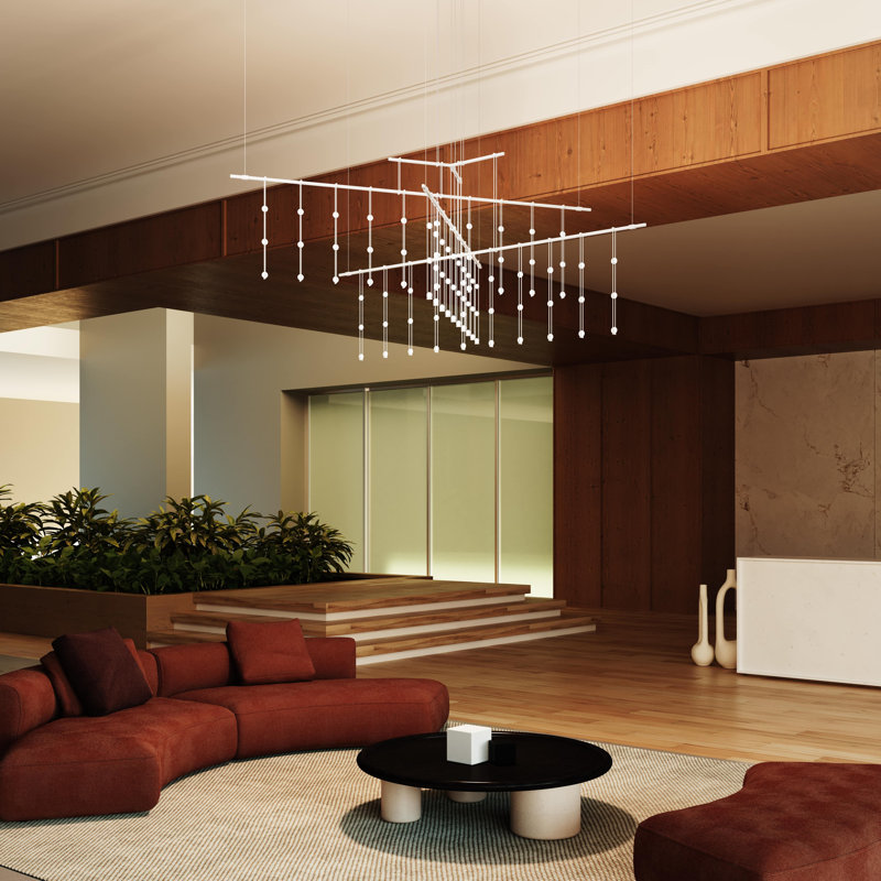 Suspenders® LED Chandelier, Satin Black