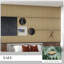 Ensemble de 4 panneaux muraux 3D en faux bois-1391152584