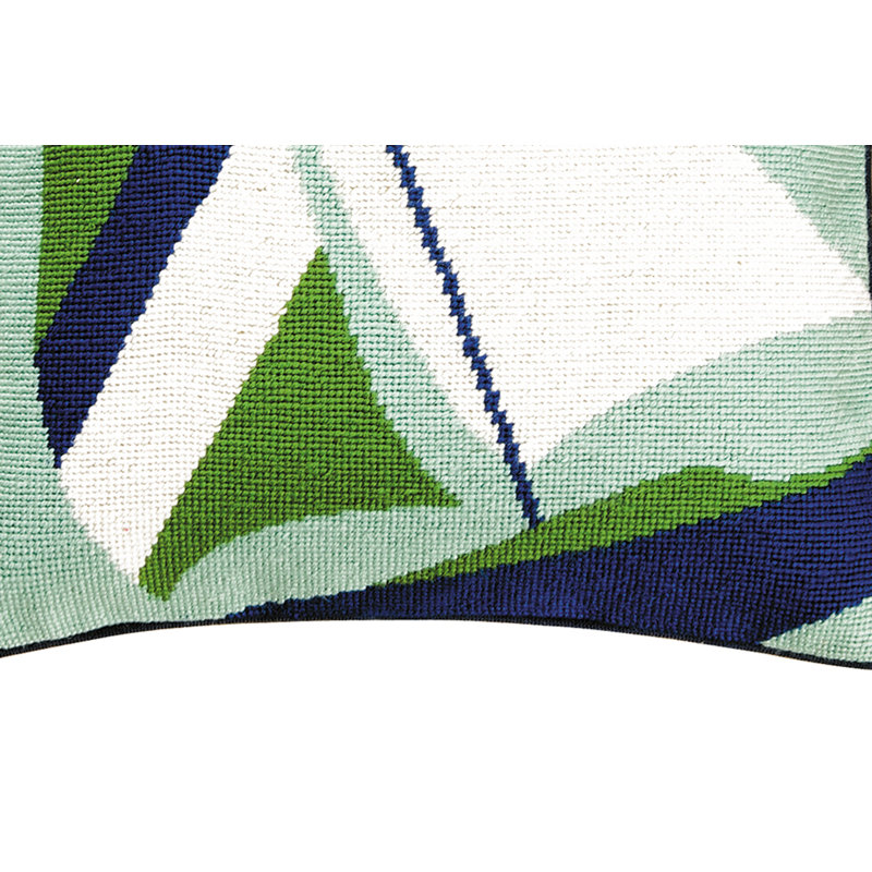 Sailboat Needlepoint Pillow
