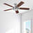 Hitchings 52'' Smart Home Ceiling Fan with LED Lights and Remote Included-816934485