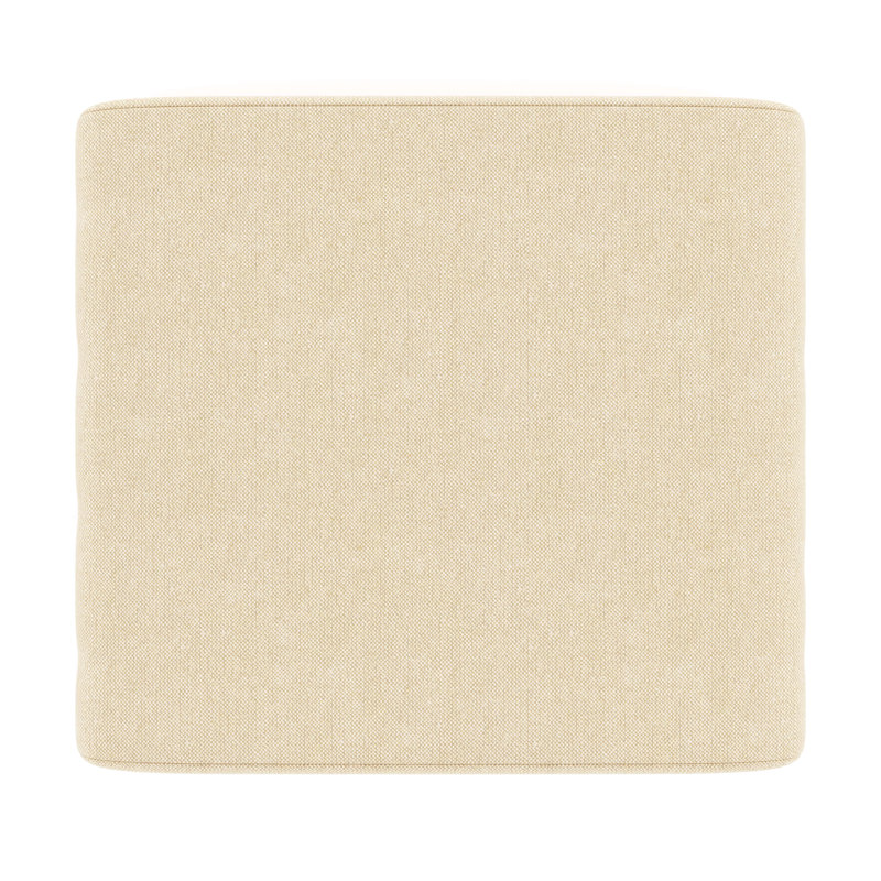 Sunbrella® Outdoor Ottoman Cushion, Canvas Canvas Sunbrella® Canvas, 4" H x 22" W x 20" D