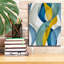  «Horizontal Bands 2» par Alonzo Saunders, art mural sur toile, 12 po x 16 po