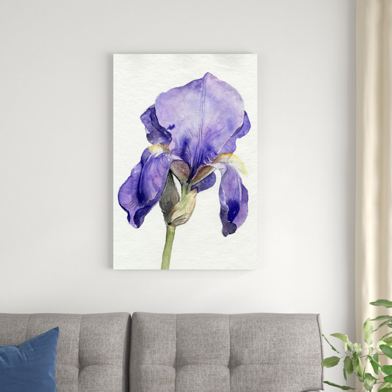Iris en fleurs I, H 36 po x l 24 po