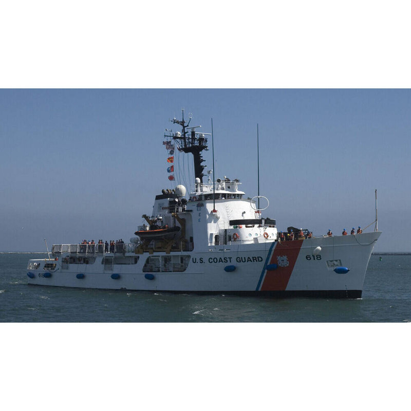USCGC Active WMEC-618 Ship Model, 10" H x 30" W x 5" D