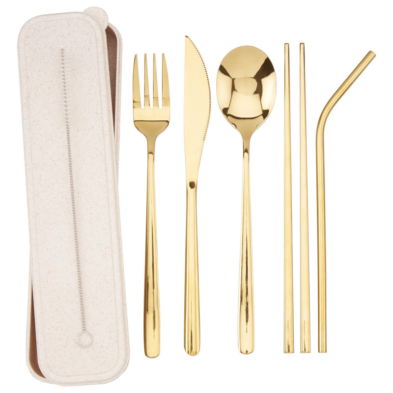 Engelhardt 6 Piece Cutlery Set, Service for 1, Gold