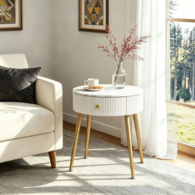 Four Leg Round Side Table